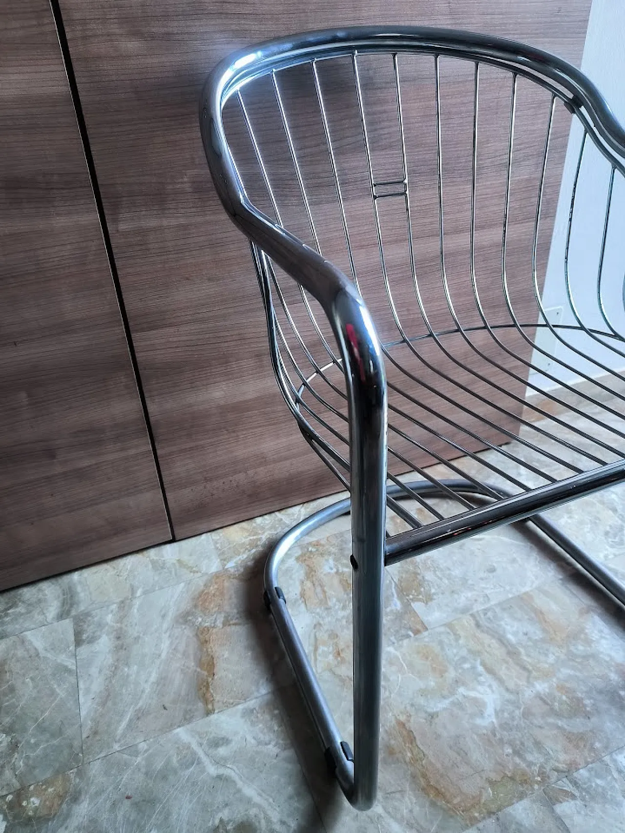 6 Sedie Sabrina di Gastone Rinaldi per Rima, anni '70 18