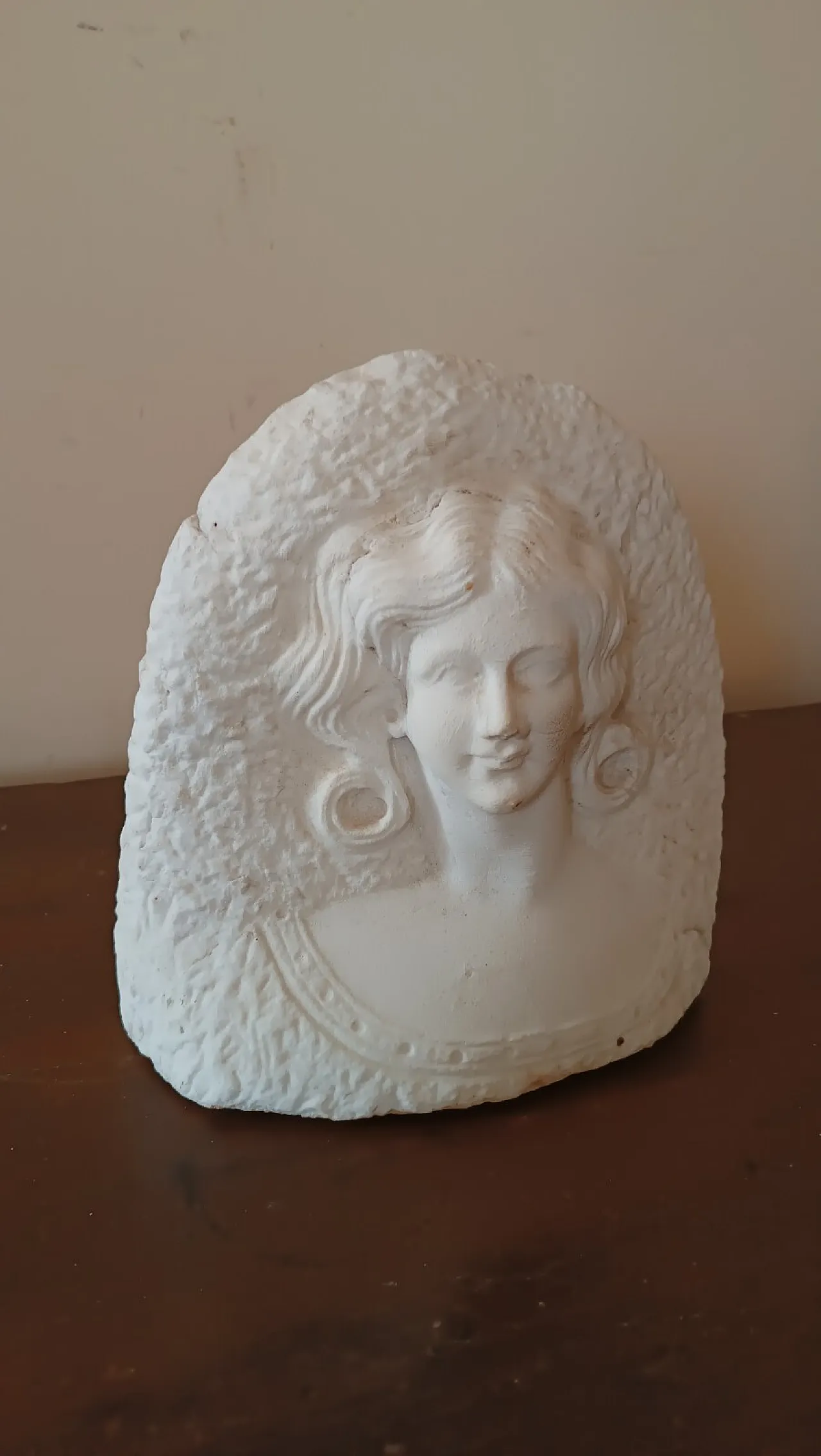 Busto femminile in marmo, primo '900 2