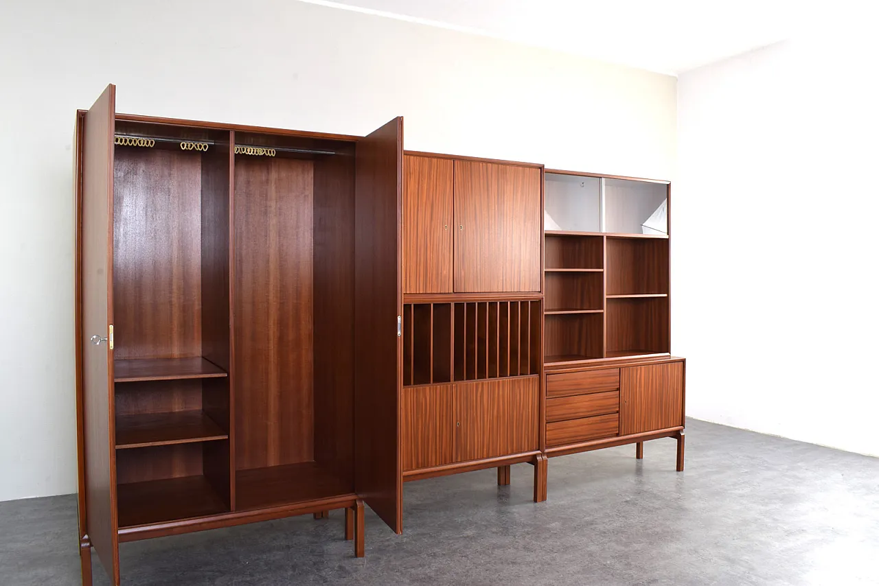 Mid-Century MTP Teak Wall Unit by M. Grabiński for IKEA, 70s 12