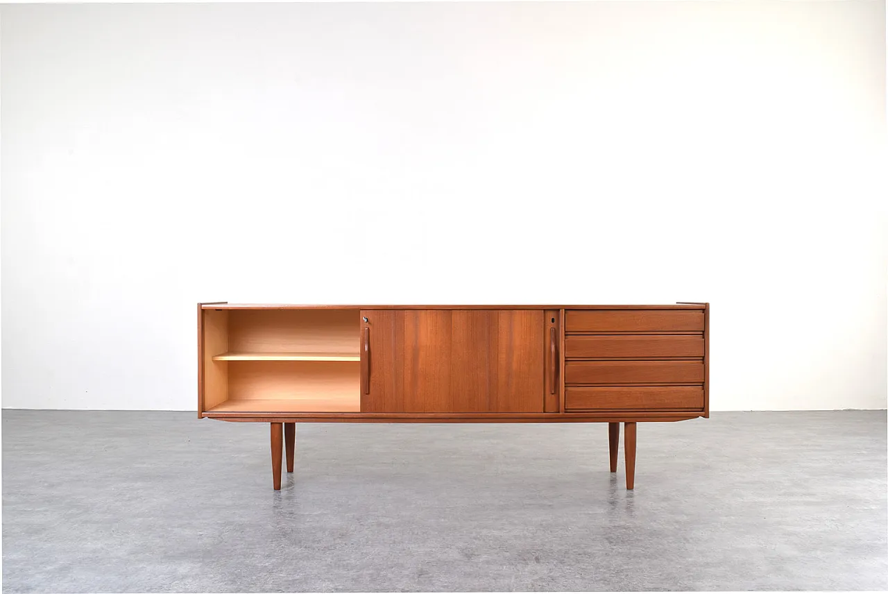 Mid-Century Danish Teak Sideboard, 1960s 2