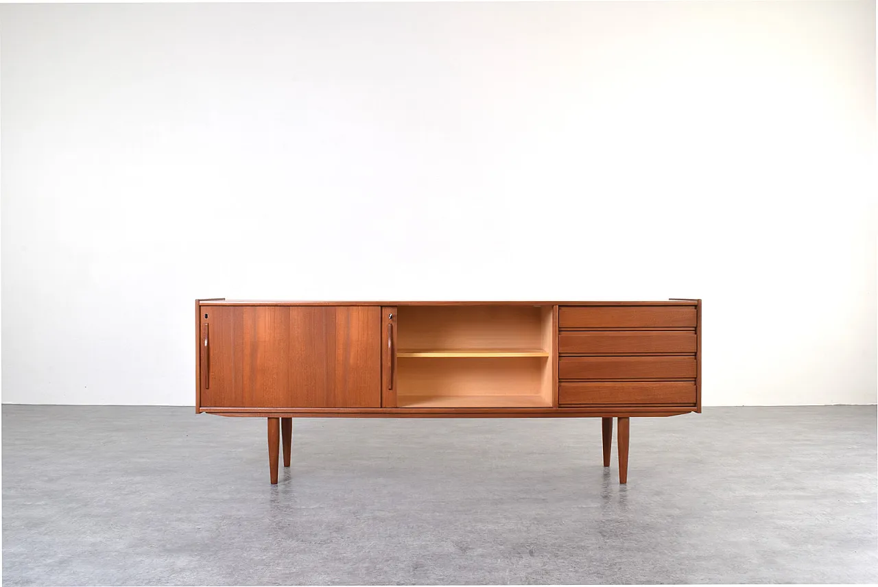 Mid-Century Danish Teak Sideboard, 1960s 3