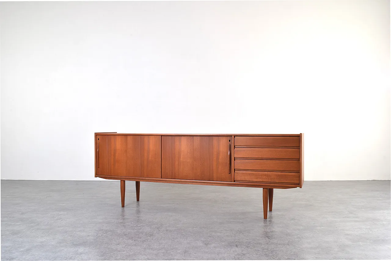 Mid-Century Danish Teak Sideboard, 1960s 5