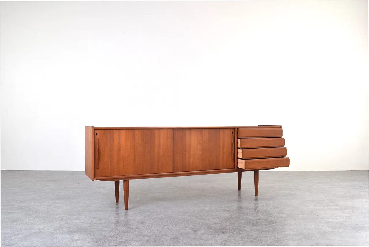 Mid-Century Danish Teak Sideboard, 1960s 6