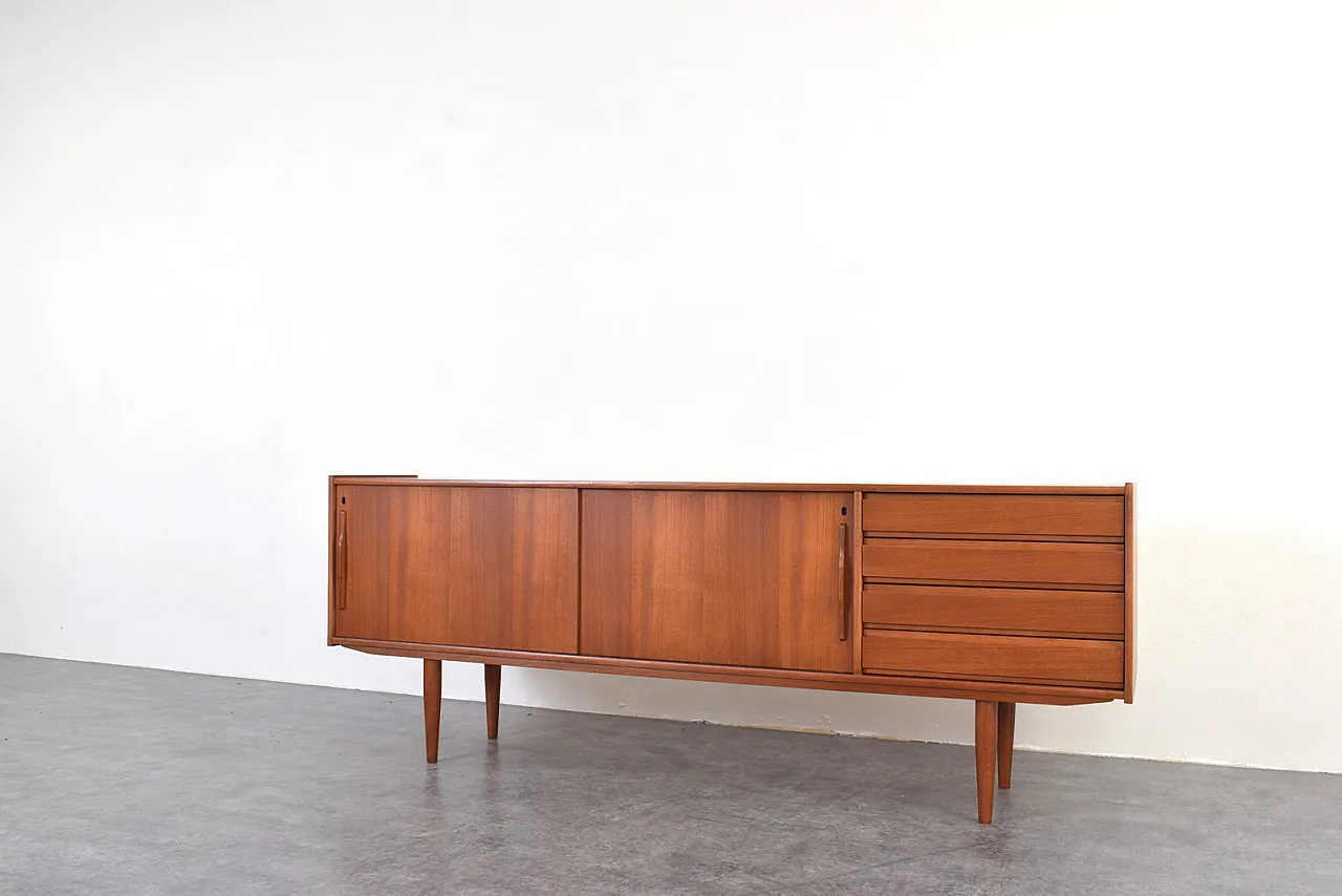 Mid-Century Danish Teak Sideboard, 1960s 9
