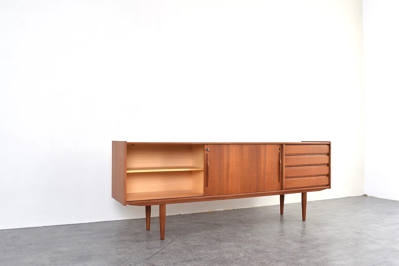 Mid-Century Danish Teak Sideboard, 1960s 10