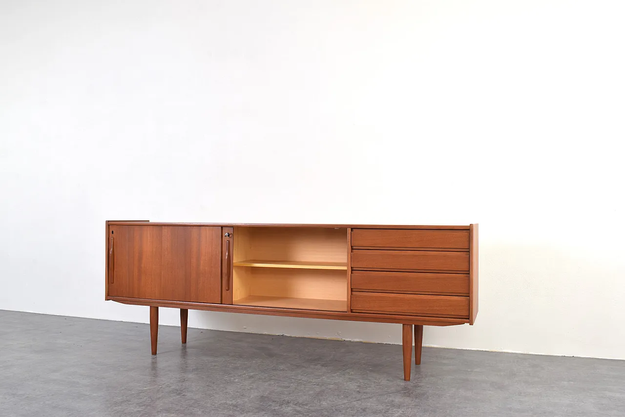 Mid-Century Danish Teak Sideboard, 1960s 11