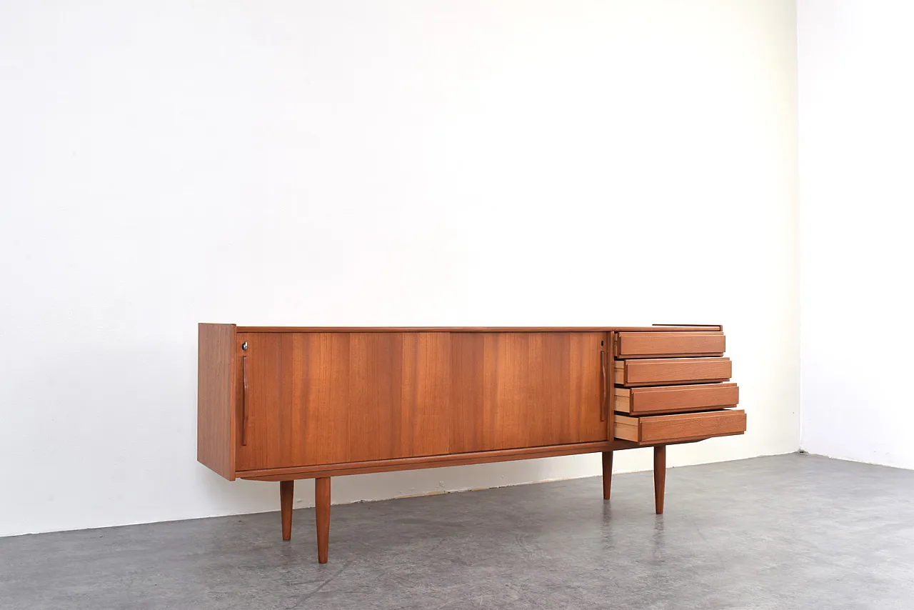 Mid-Century Danish Teak Sideboard, 1960s 12