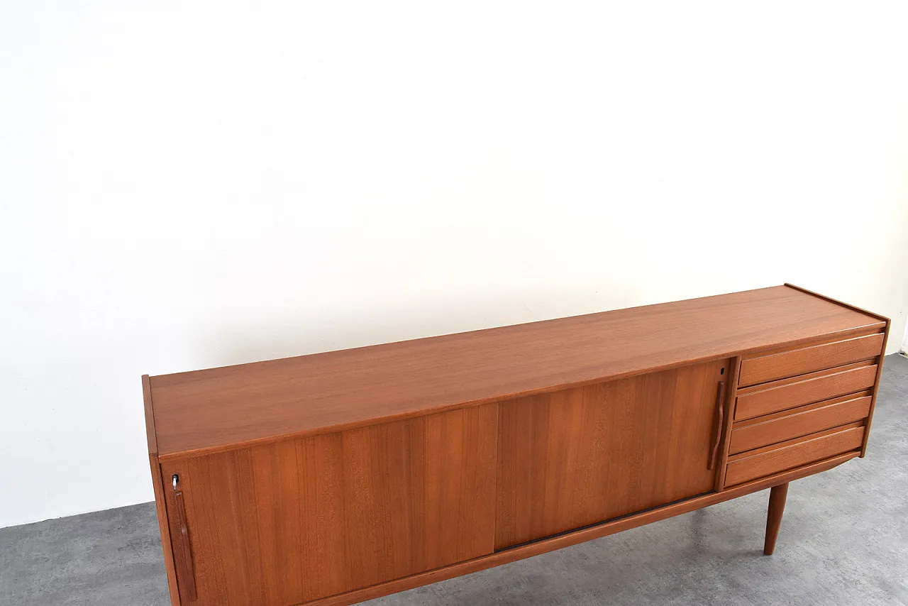 Mid-Century Danish Teak Sideboard, 1960s 13