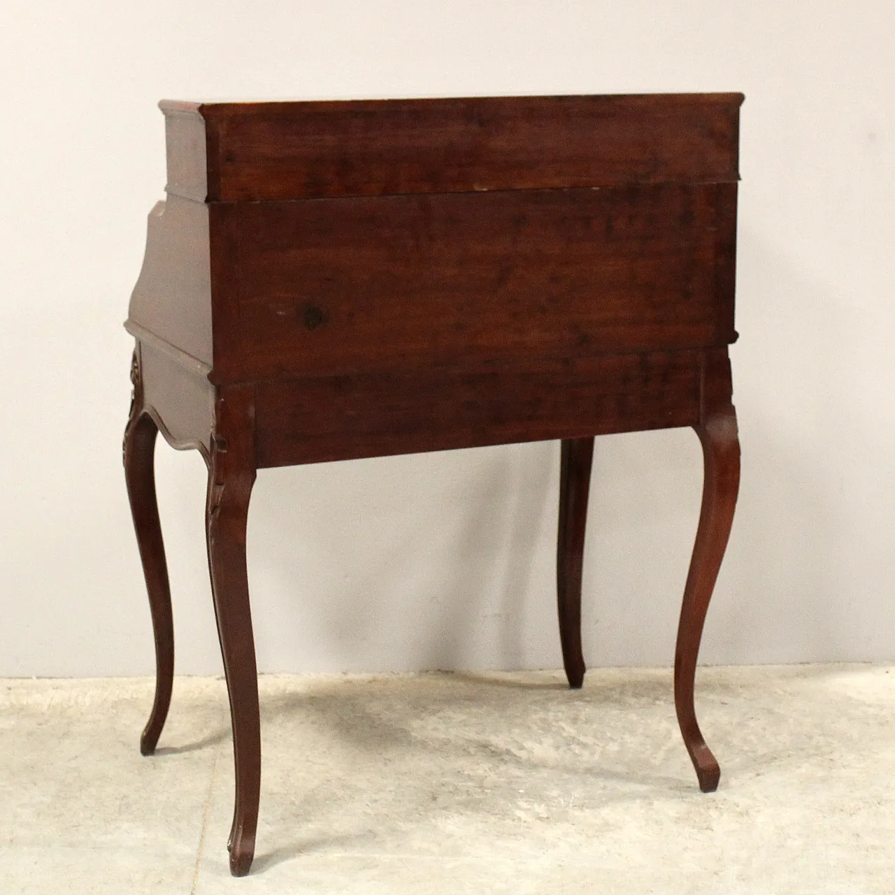 Napoleon III desk flap mahogany, 19th century 12