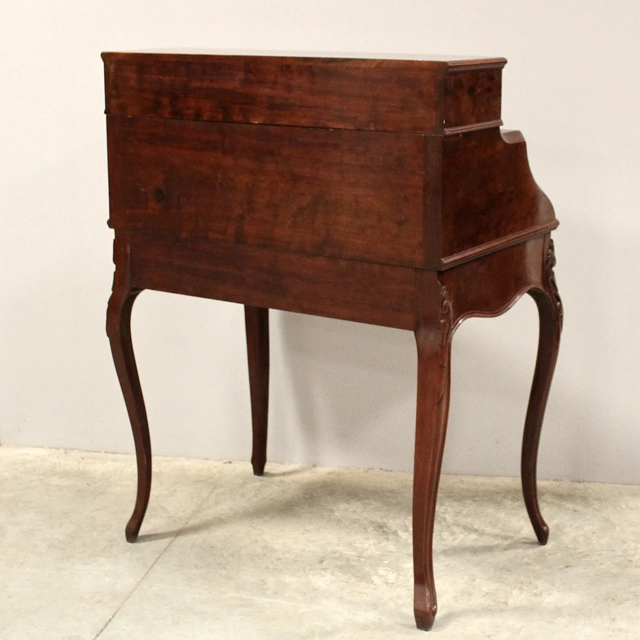 Napoleon III desk flap mahogany, 19th century 13