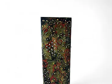 Enamel metal lght panel, 1950s