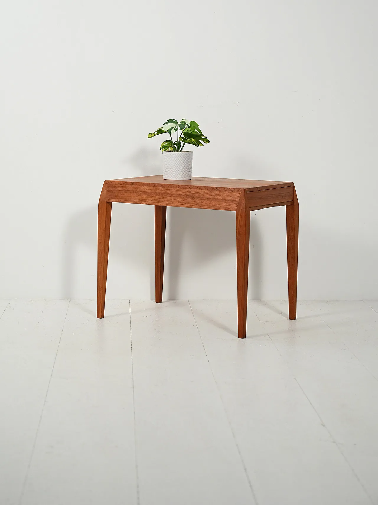 Tavolino da cucito in teak di Severin Hansen 1