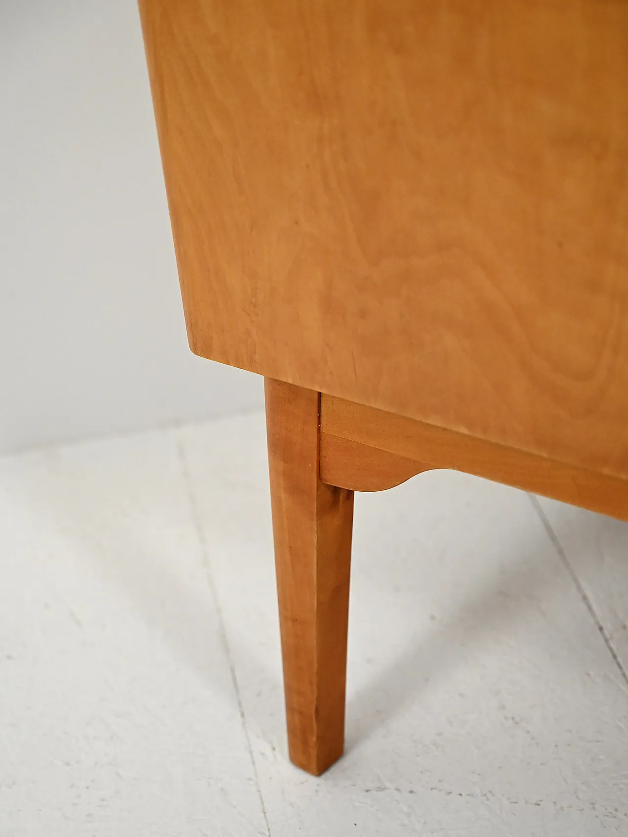 Highboard in betulla “Swedish Grace”, anni ’40 7