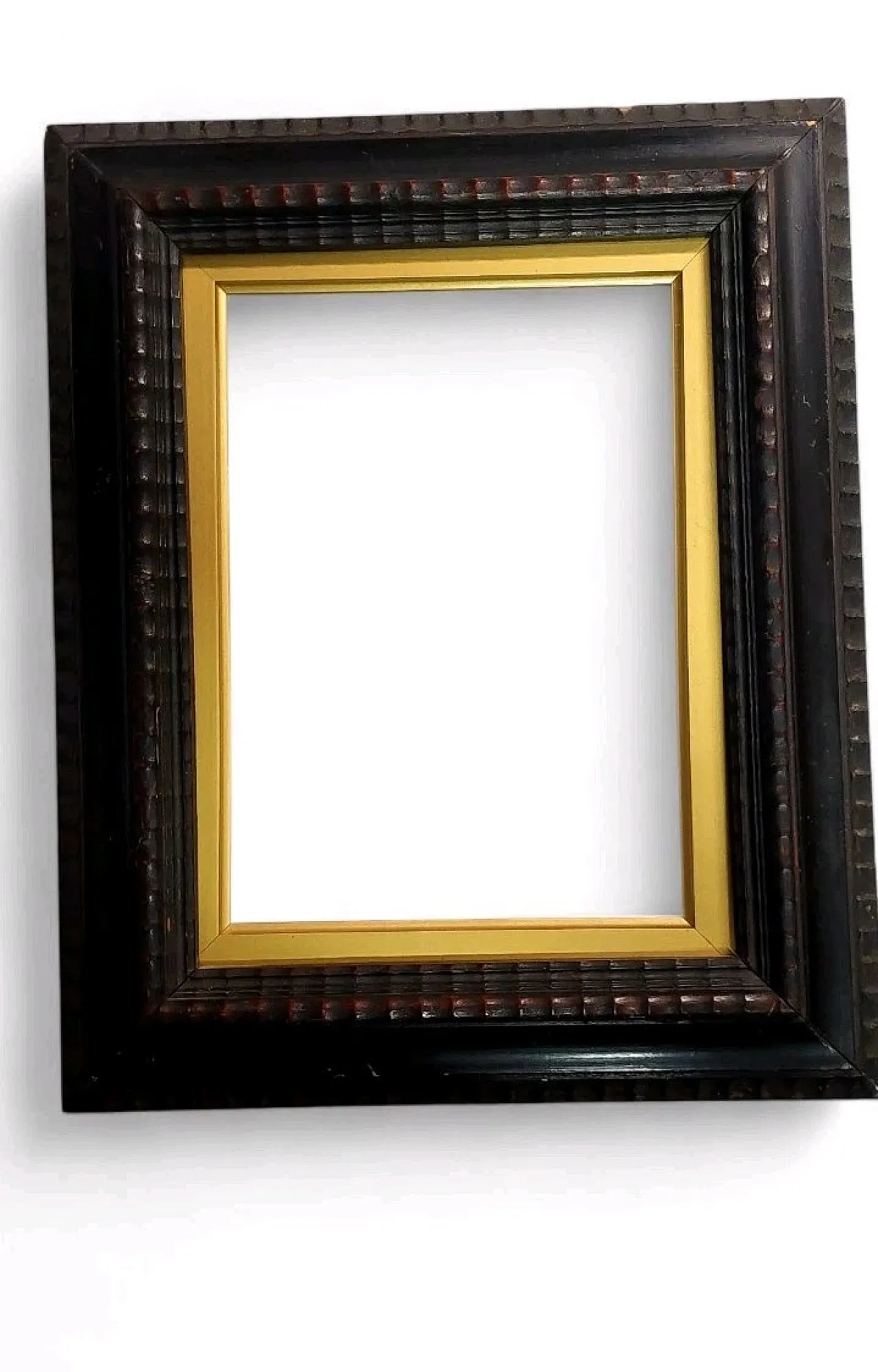 Wooden frame in Guilloche, late 19th century 1