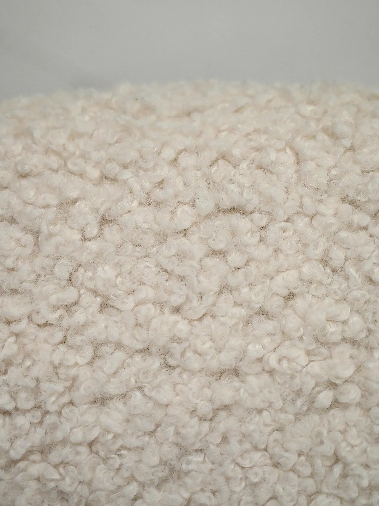 4 sedie scandinave in lana bouclé, anni '70 9