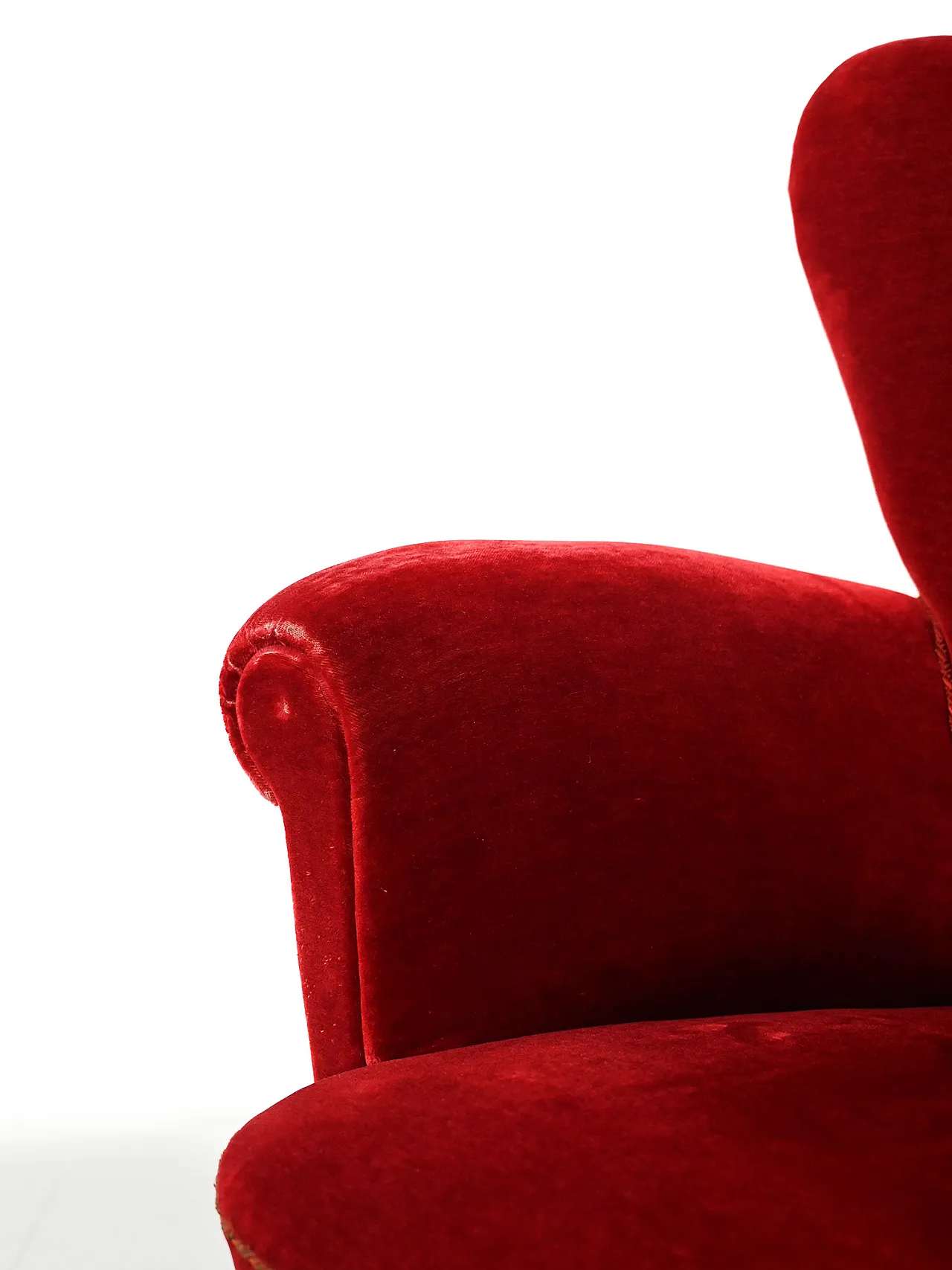 Coppia di poltrone svedesi a conchiglia, anni '40 7