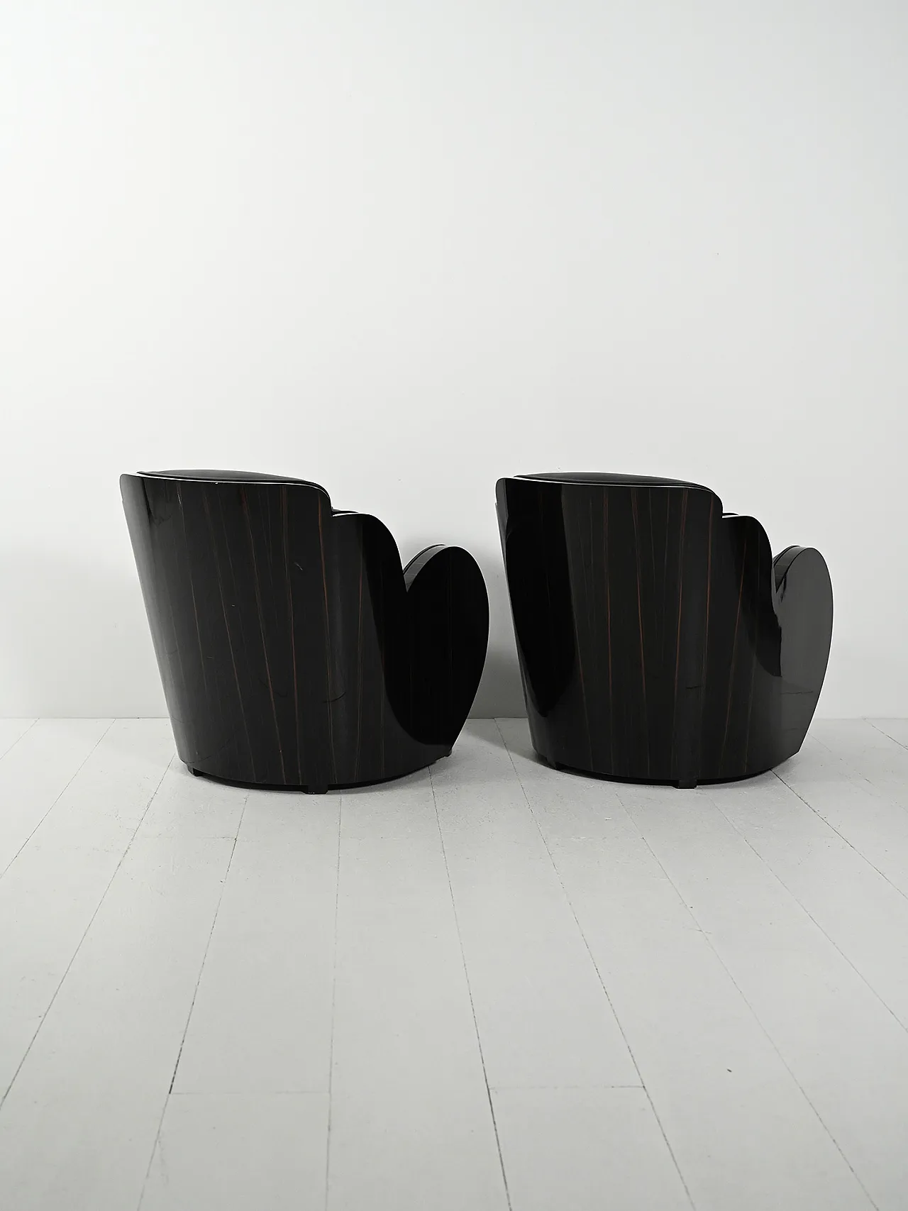 Coppia di poltrone scandinave in stile Art Déco, anni '40 4