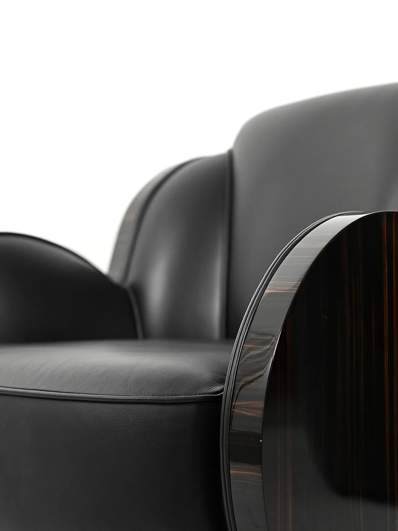 Coppia di poltrone scandinave in stile Art Déco, anni '40 10