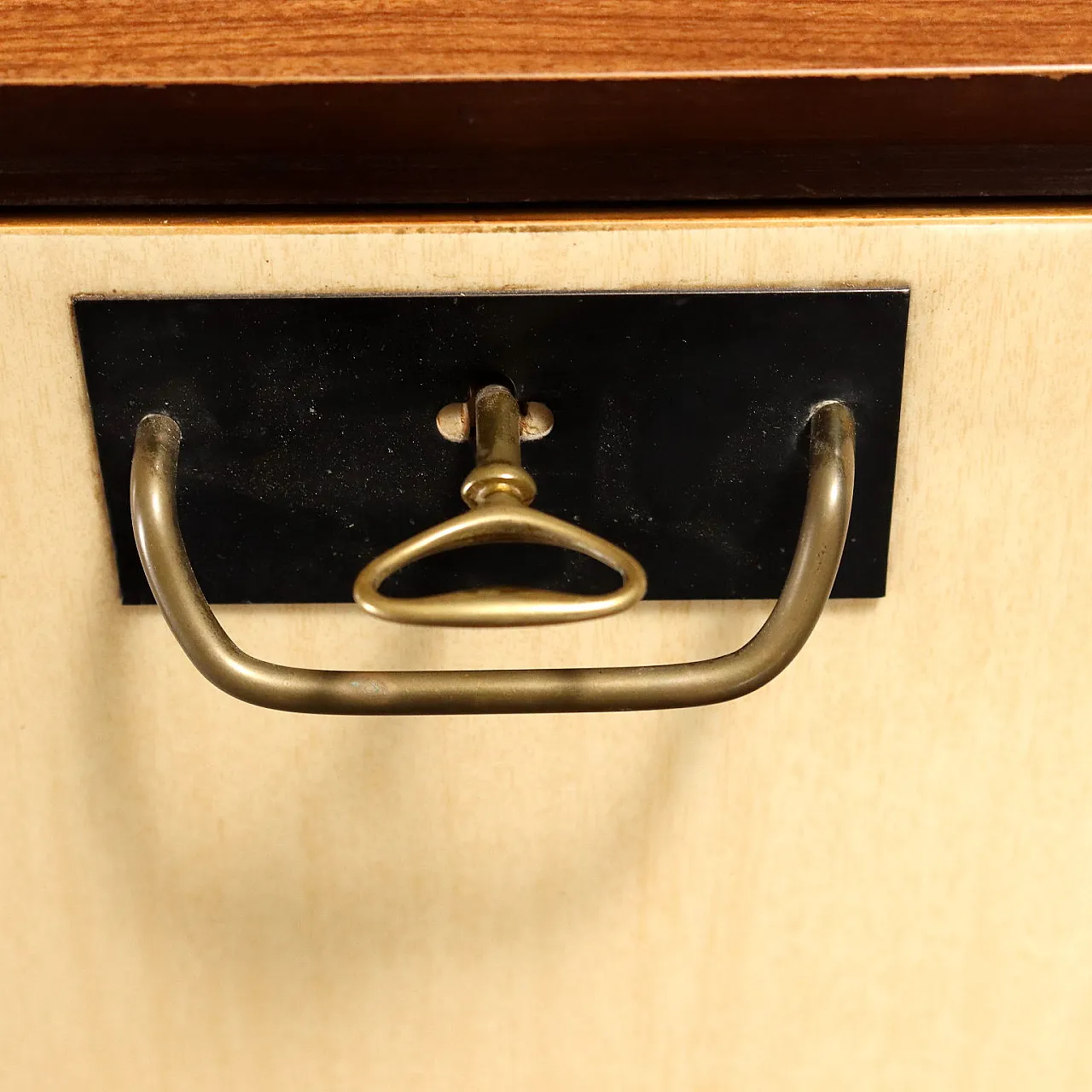 Mobile da soggiorno in laminato con ante battenti e a ribalta, '900 8