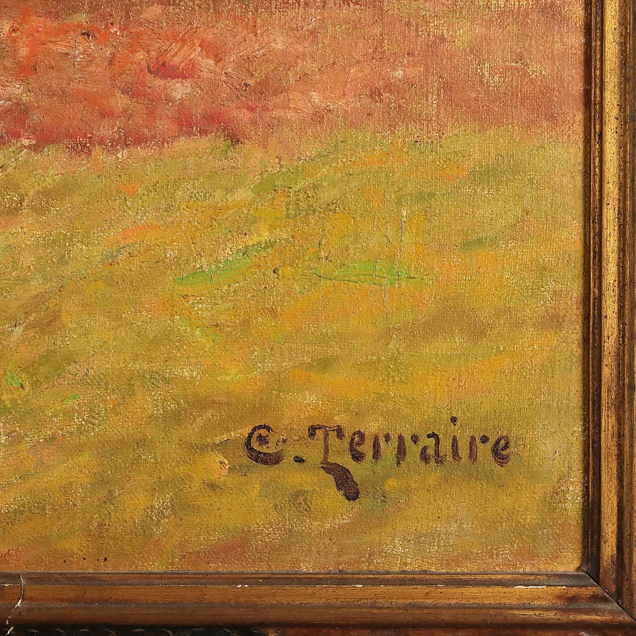 La bourage en Bugey, olio su tela, '900 8