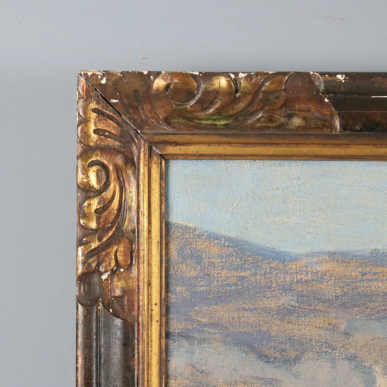 La bourage en Bugey, olio su tela, '900 10