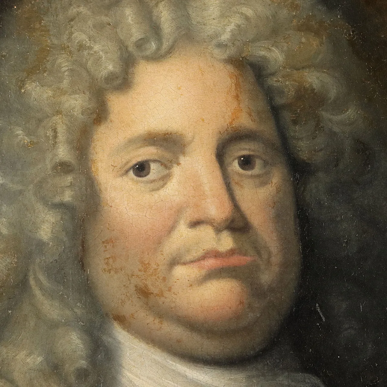 Ritratto di gentiluomo, olio su tela, scuola francese, '700 4