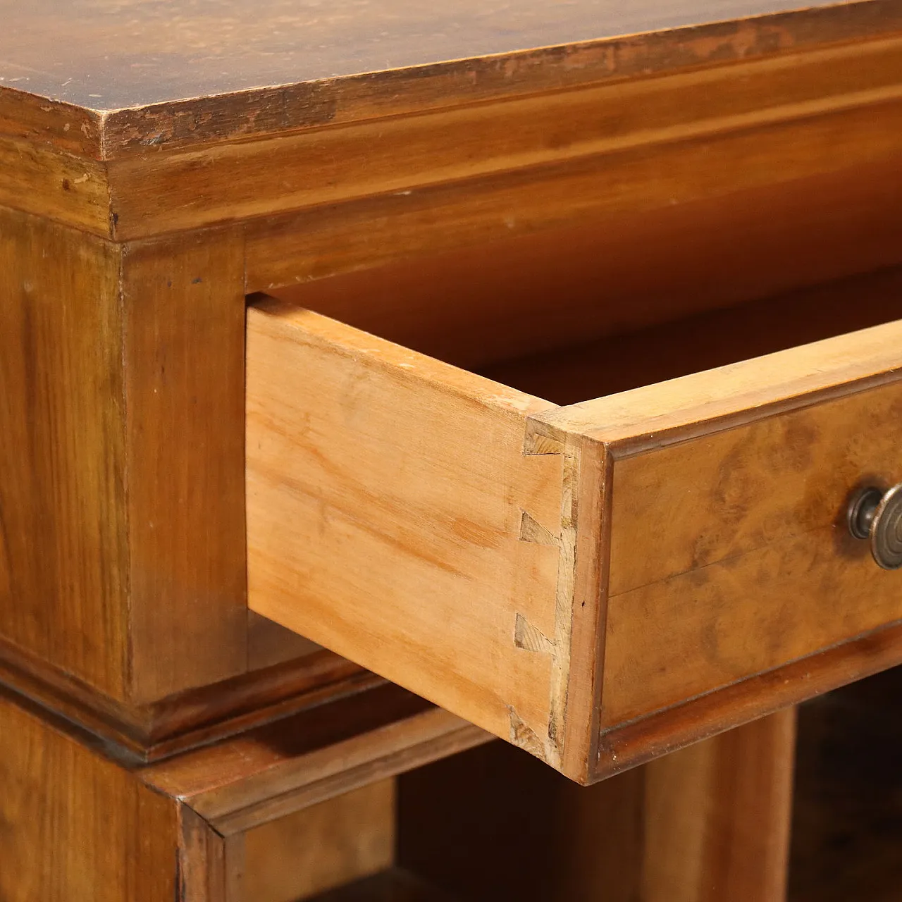 Art Deco walnut and bronze bookcase, 20th century 5