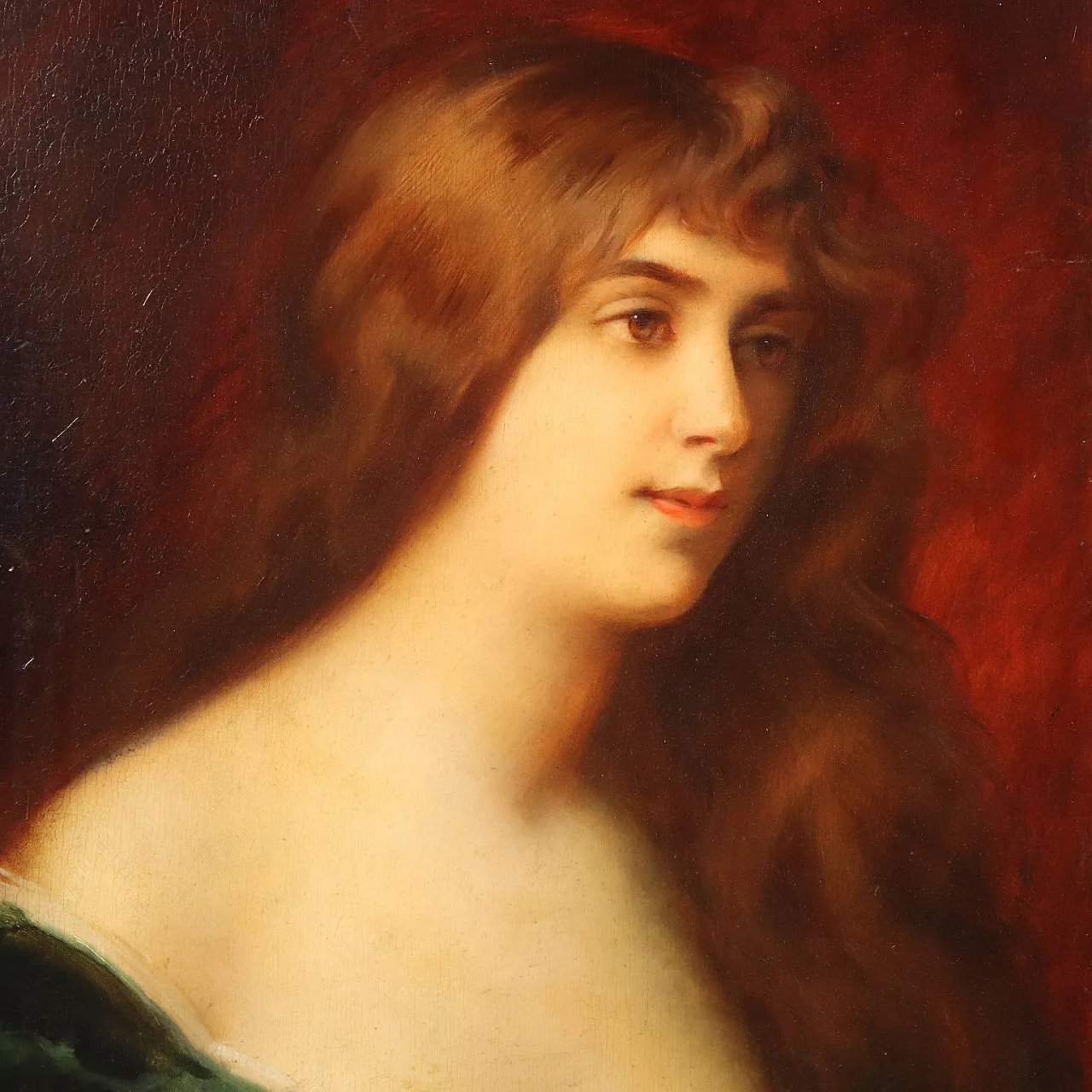 Edouard D'Otemar, olio su tavola, '800 3