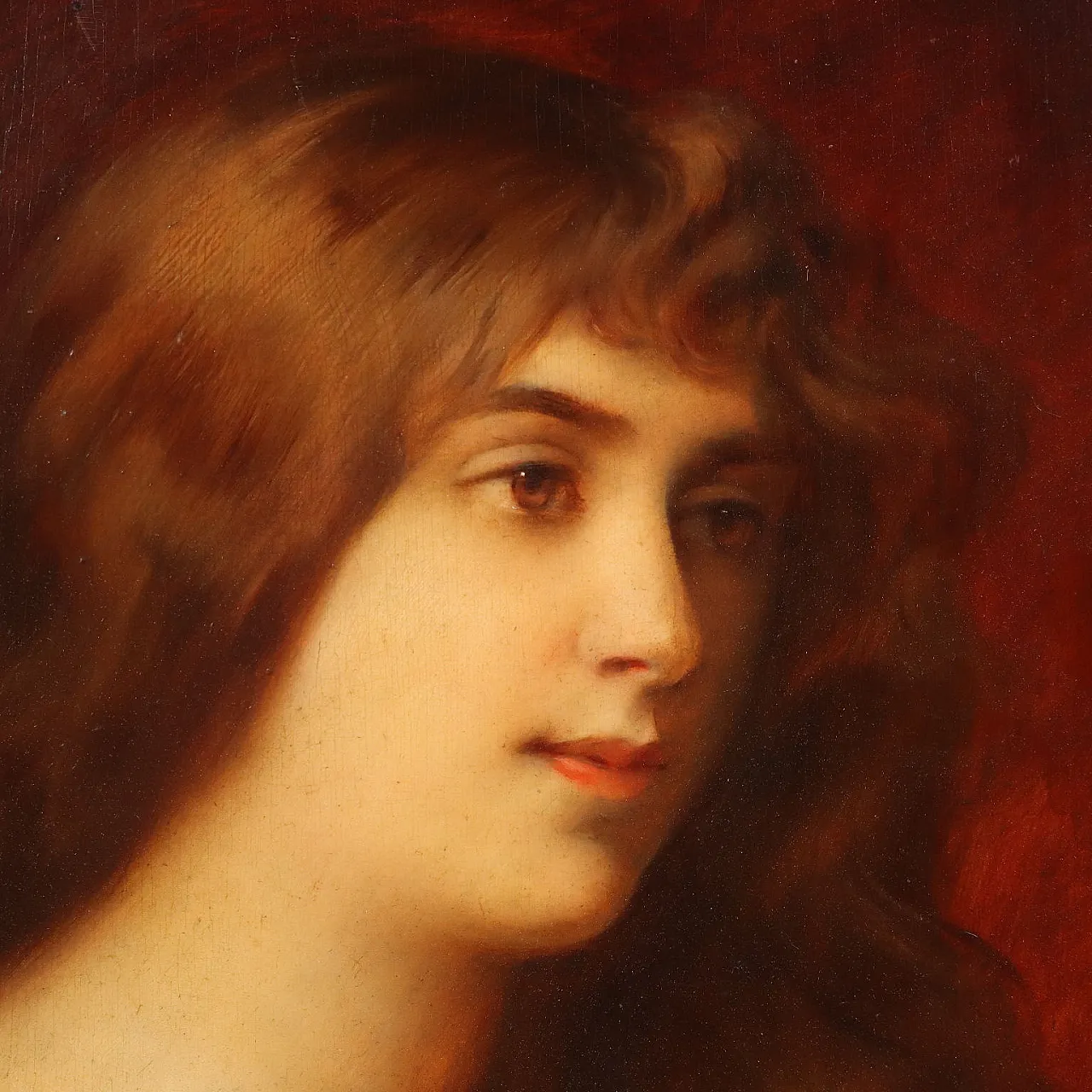 Edouard D'Otemar, olio su tavola, '800 4