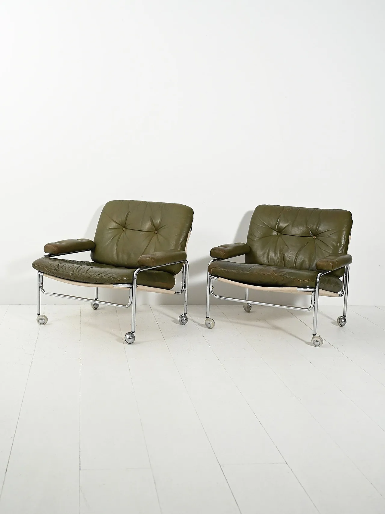 Coppia di poltrone Lovisa di Pethrus Lindlöf, anni '70 2