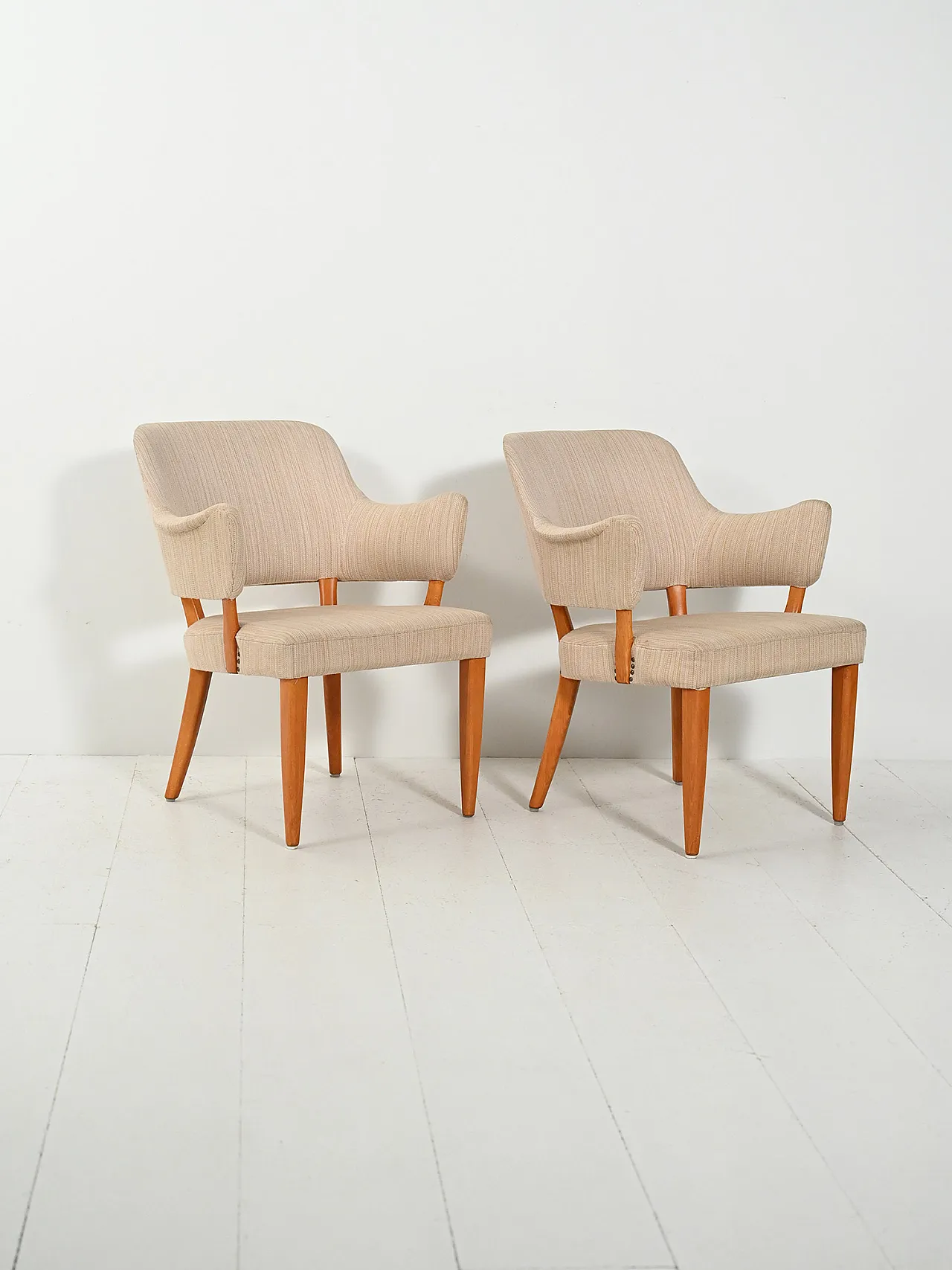 Coppia di poltrone Lata Greven di Carl Malmsten, anni '50 3