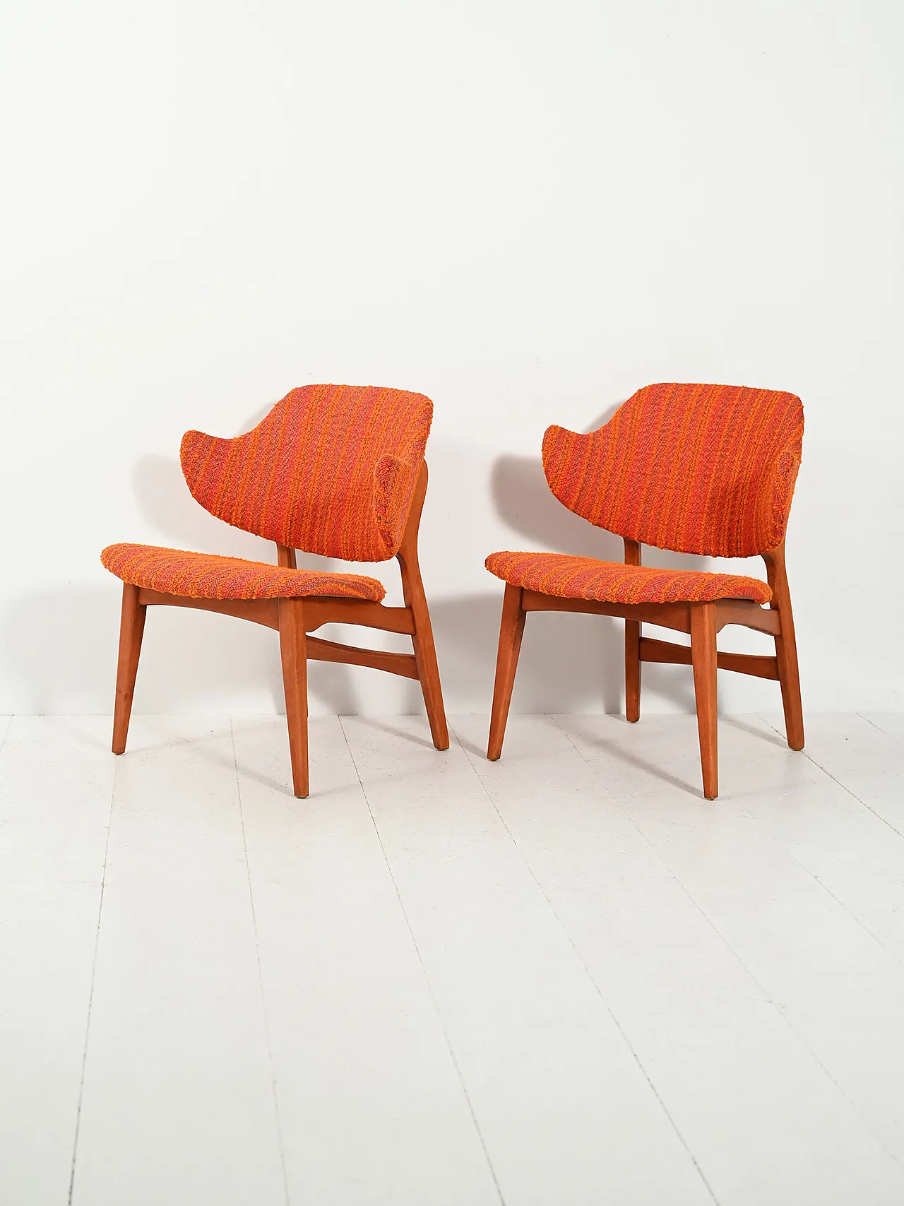 Coppia di poltroncine modello 306 di Jens Hjorth, anni '50 2