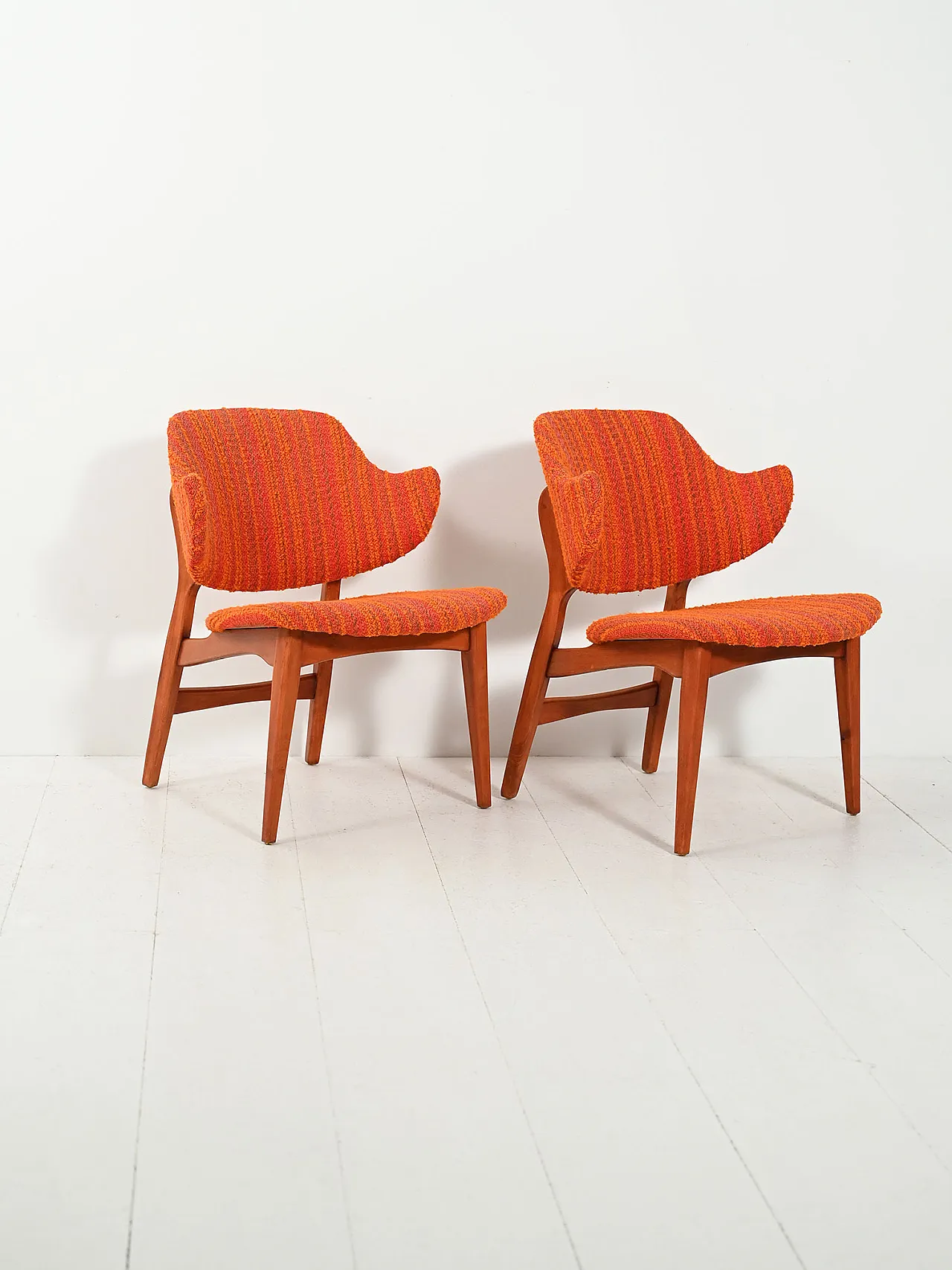 Coppia di poltroncine modello 306 di Jens Hjorth, anni '50 3