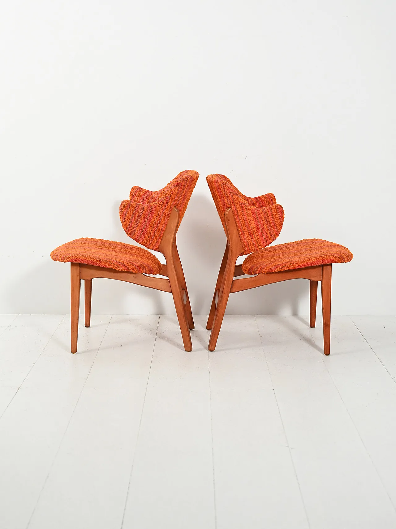 Coppia di poltroncine modello 306 di Jens Hjorth, anni '50 5