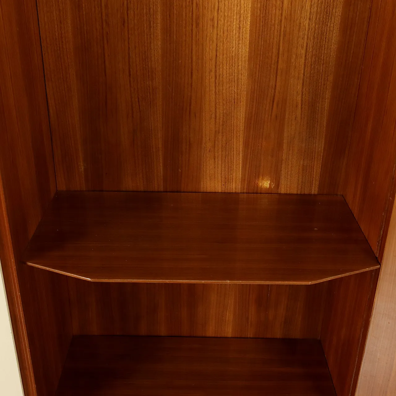 Entrance cabinet with clothes rack in wood & polyester, 1960s 7