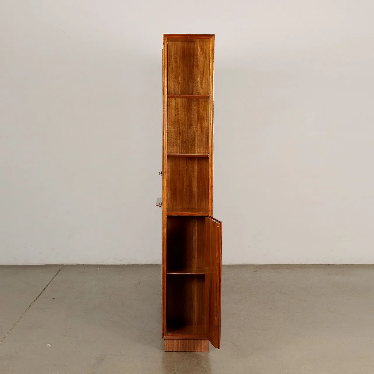 Entrance cabinet with clothes rack in wood & polyester, 1960s 9