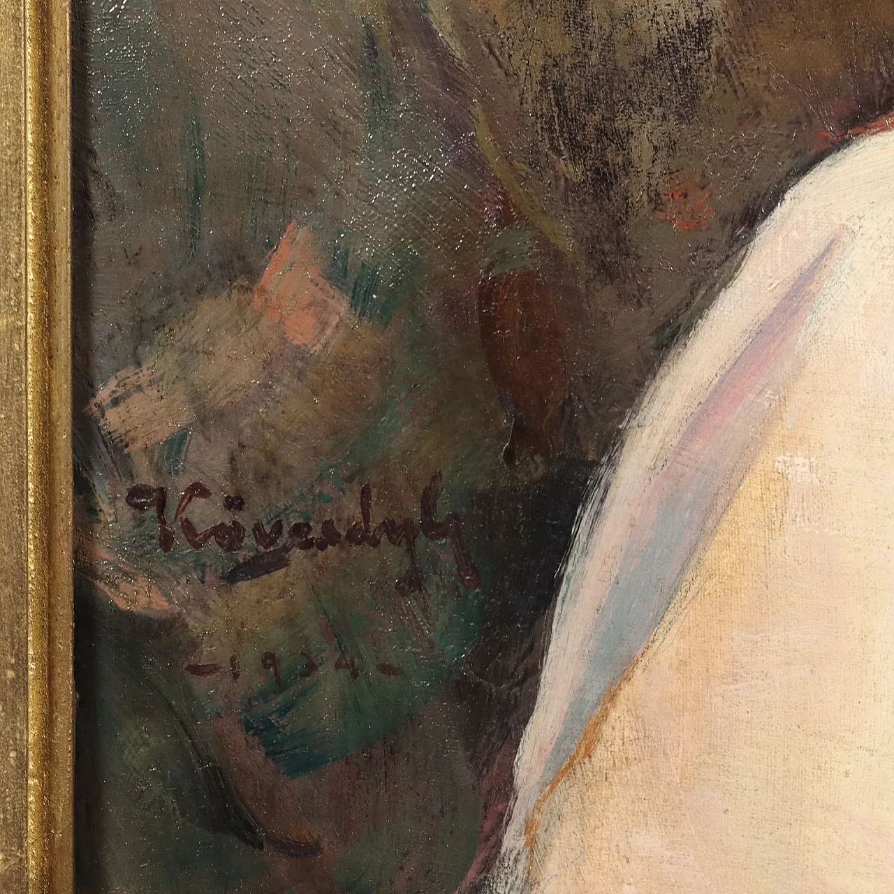 Géza Kövesdy, oil on canvas, 20th century 8