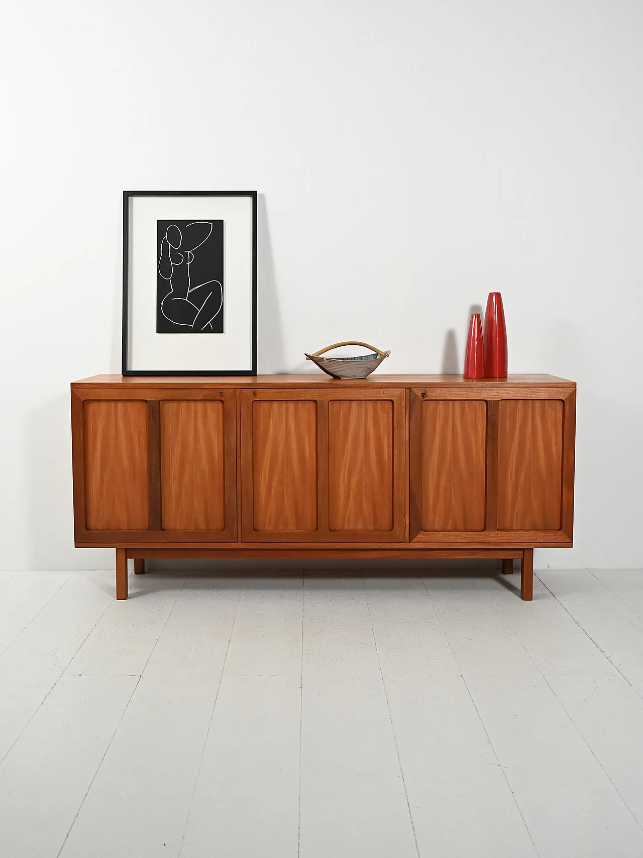 Sideboard svedese in teak di Karl Erik Ekselius 1