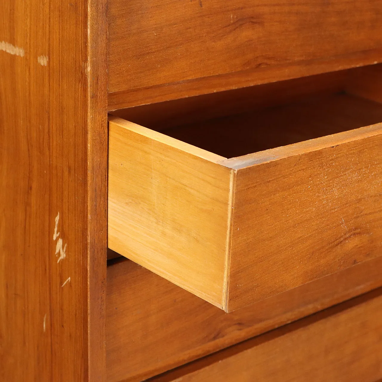 Cassettiera in impiallacciatura di noce, '900 3