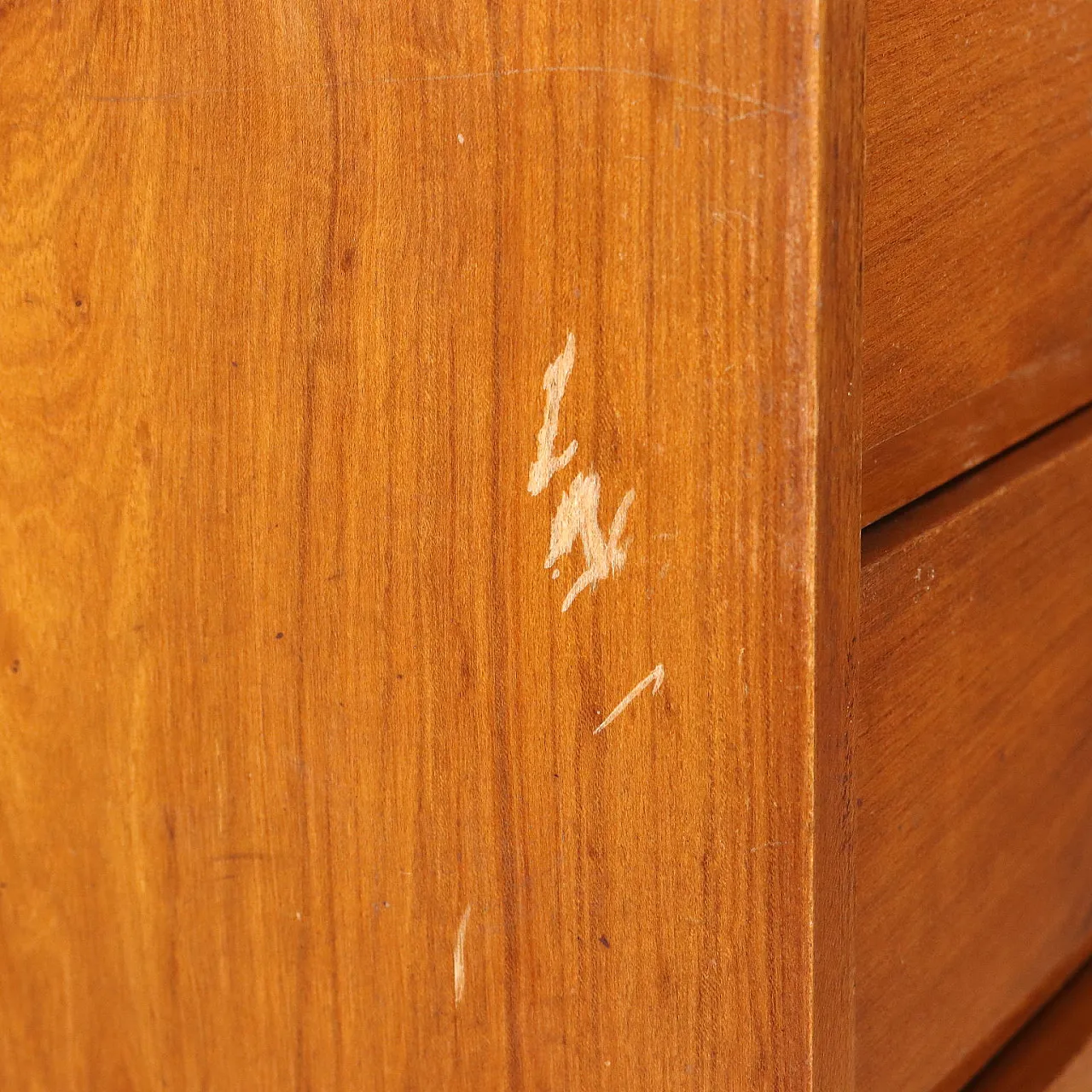 Cassettiera in impiallacciatura di noce, '900 4