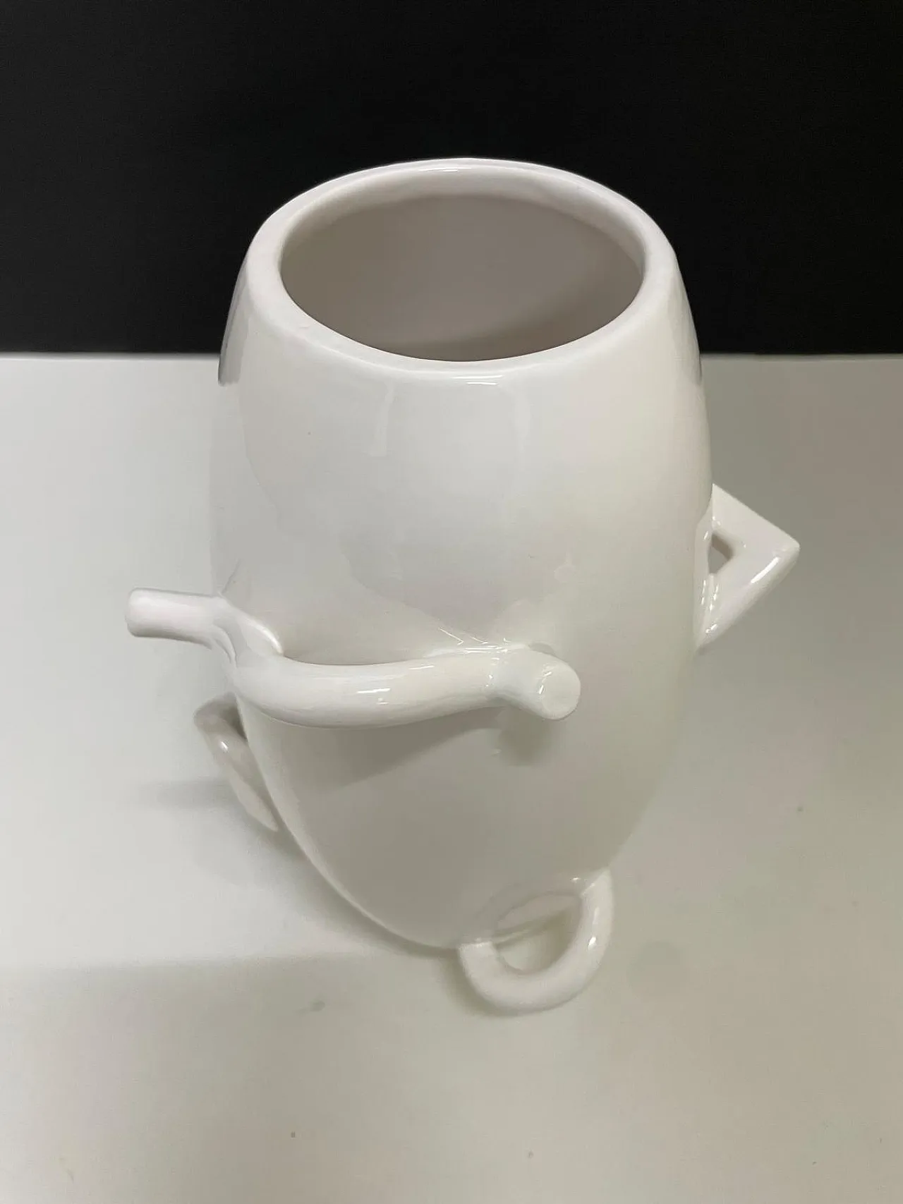 Vaso Deabaltea in argilla smaltata di Alessandro Mendini per Zanotta 2