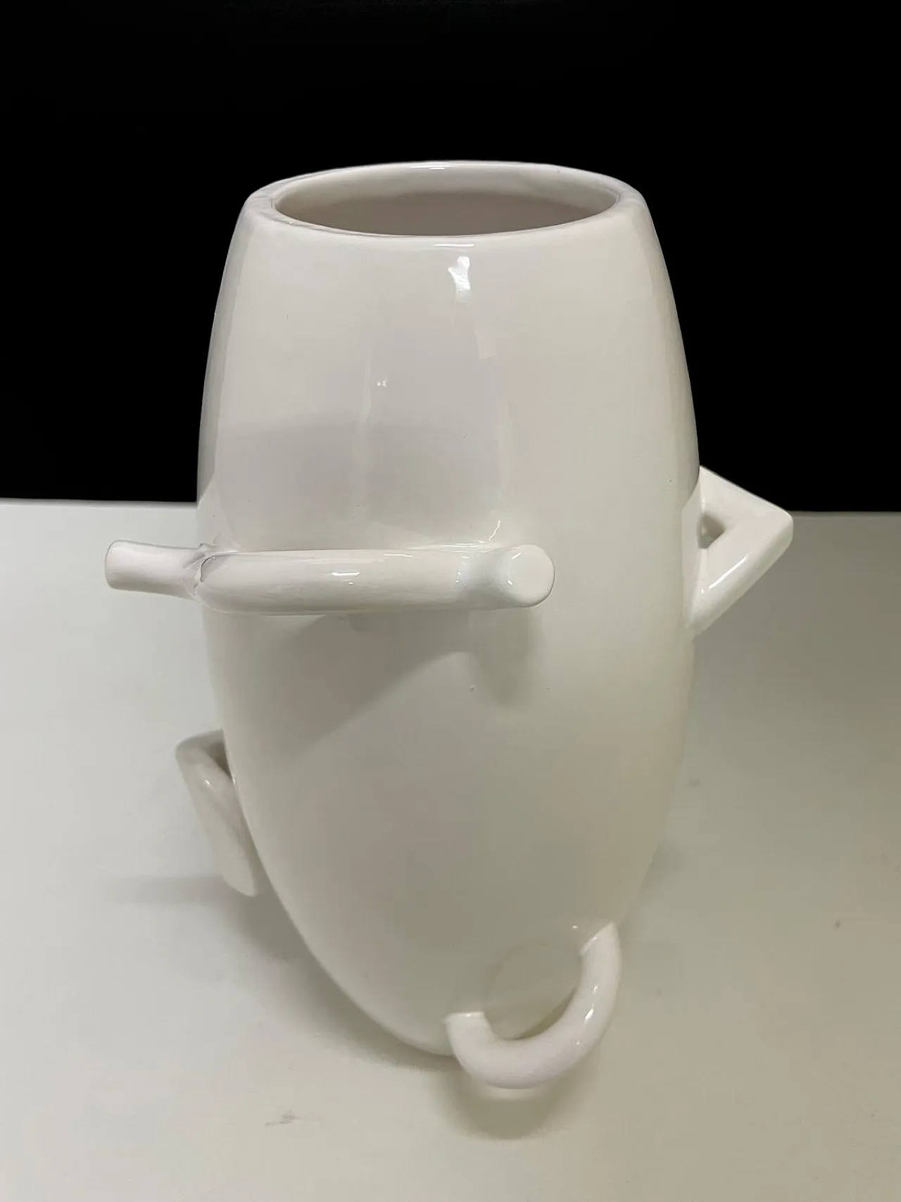 Vaso Deabaltea in argilla smaltata di Alessandro Mendini per Zanotta 4