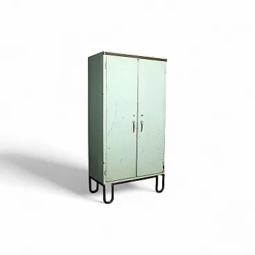 Mobile contenitore industriale in metallo laccato, '900