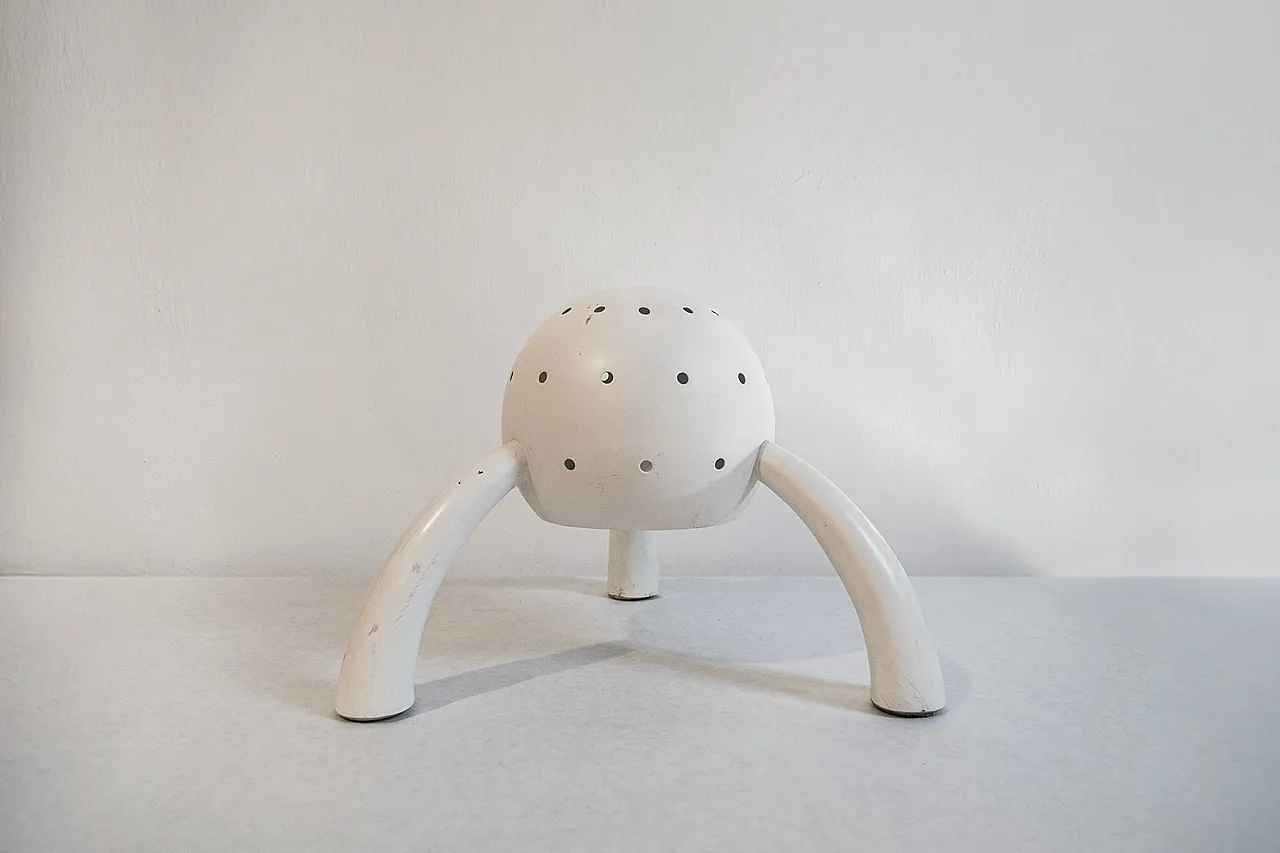 Lampada da tavolo Space Age in metallo, anni '50 1