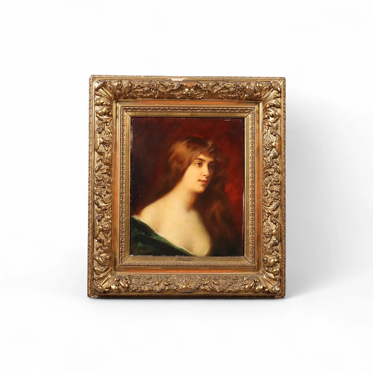 Edouard D'Otemar, olio su tavola, '800 11