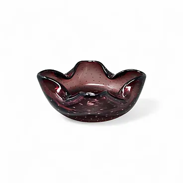 Posacenere in vetro di Murano di Flavio Poli per Seguso, anni '60