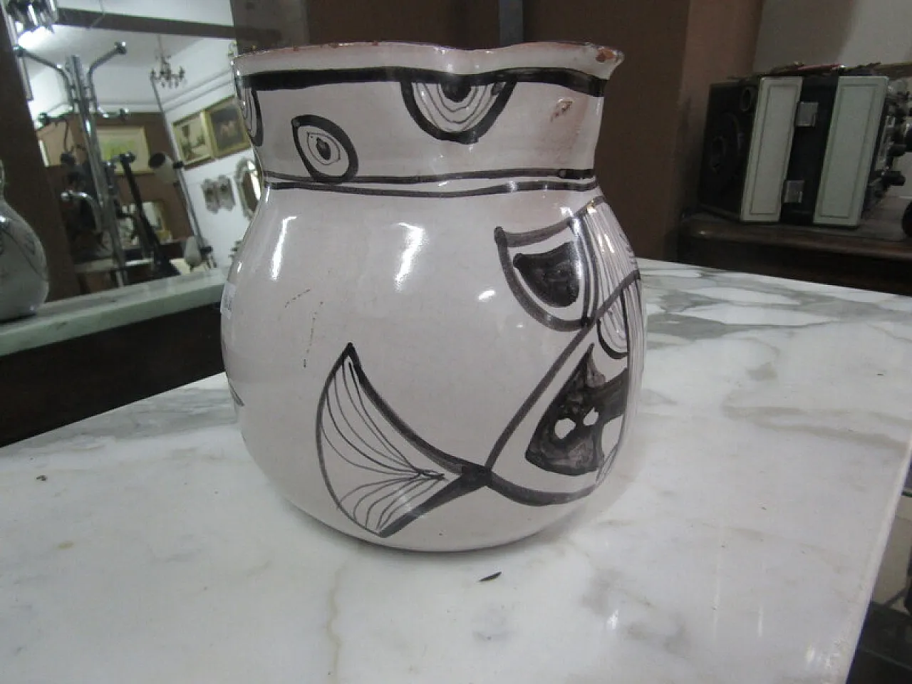 De Simone pitcher in ceramic, 1960s 2