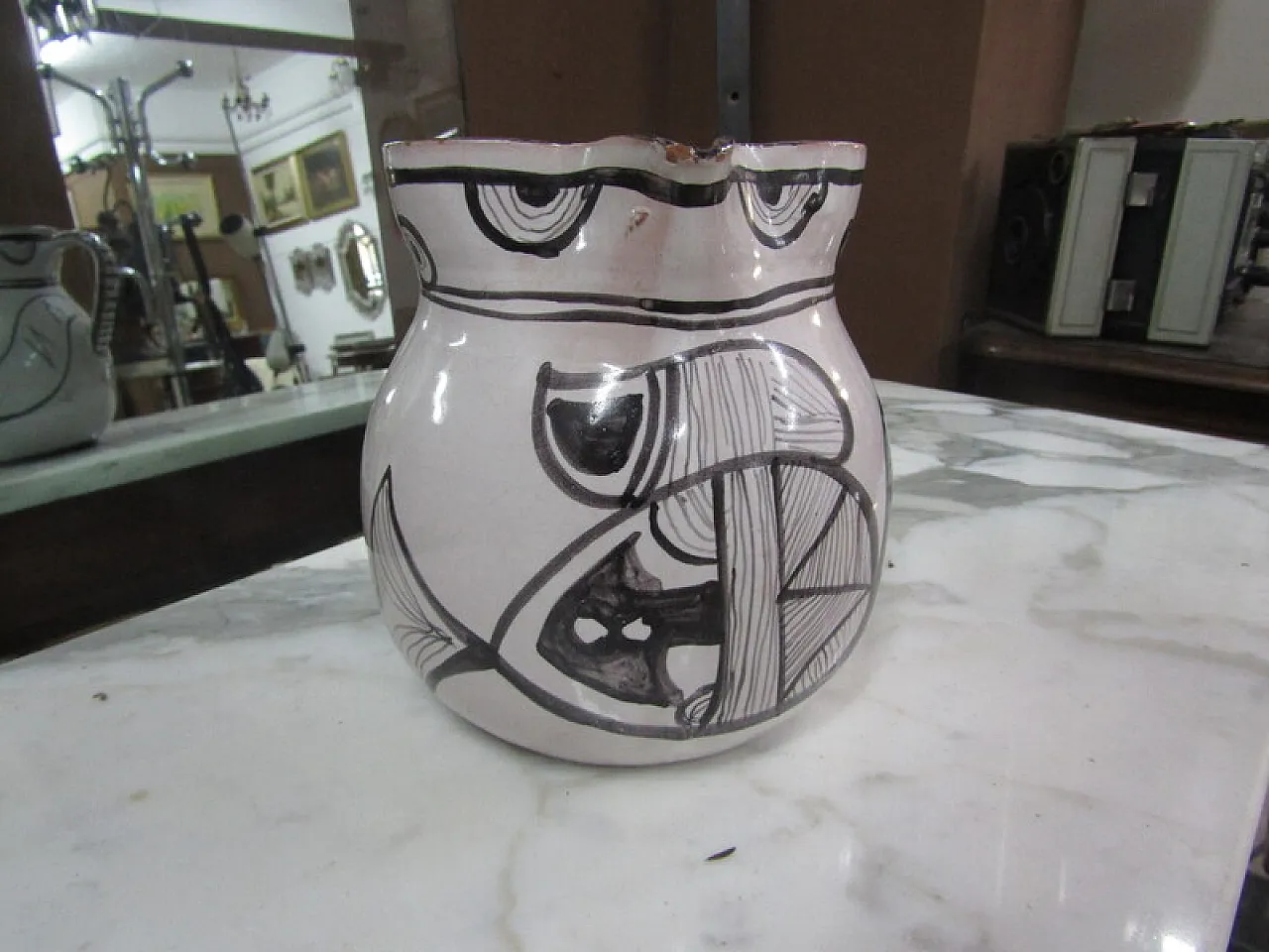 De Simone pitcher in ceramic, 1960s 3