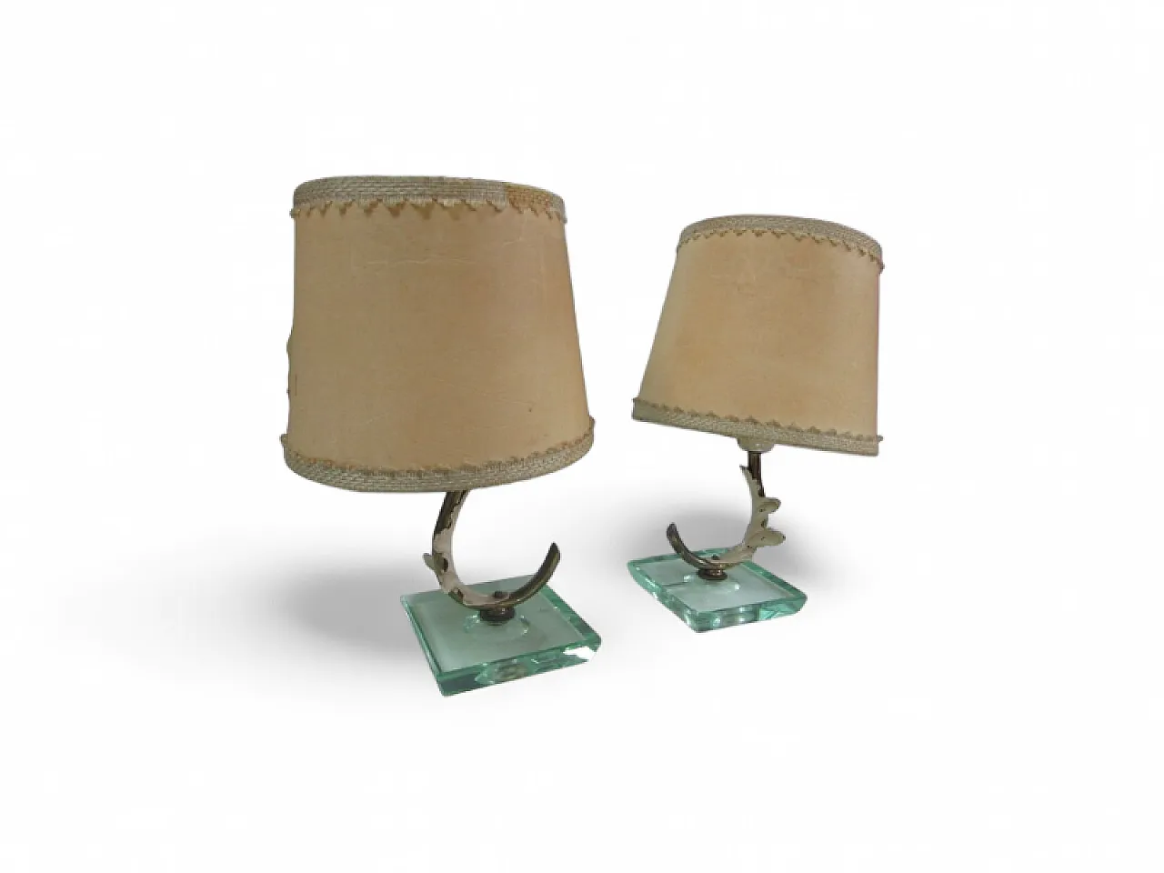 Pair of table lamps by Pietro Chiesa, 1950s 6