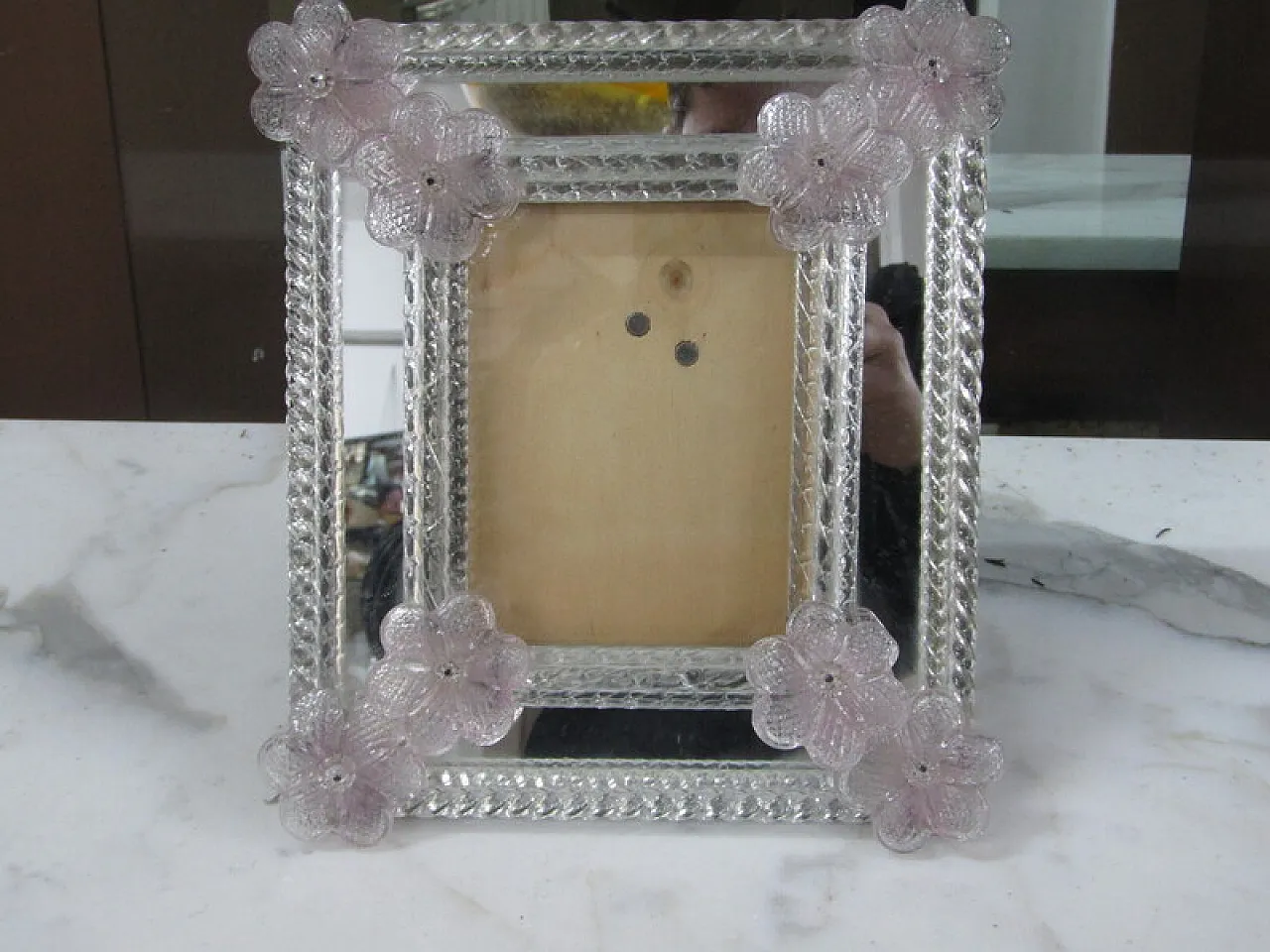 Murano glass frame, 1980s 2